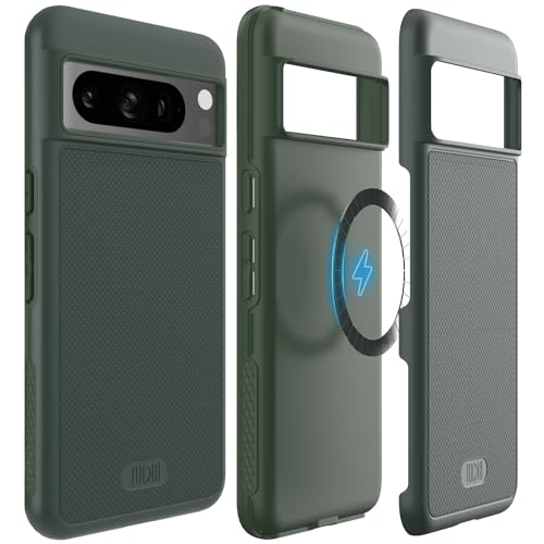 Image of TUDIA MergeGrip Magsafe Compatible for Google Pixel 8 Pro Case - Pine Green