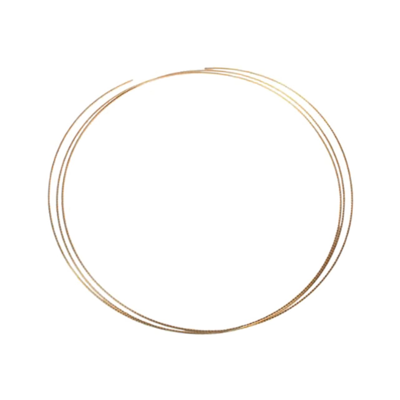 Totority 1.5mm Gold Fret Wire for Guitar Fretwire 8ft Length Ideal for Box Box Guitar