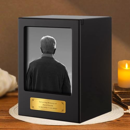 Image of Engraved Name Plates for Urns 1 inch x 3 inch Custom Plaque Trophy Plates Engraved Urn Name Plate Custom Engraved Plate Personalized Engraved Brass Plaque(Round Corner-Gold, 3x1 in)