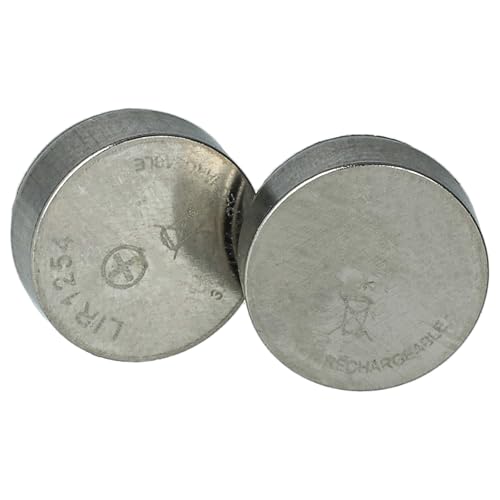 vhbw 2X Batterie Compatible avec Jabra ROX Casque Audio, écouteurs sans Fil (60mAh, 3,7V, Li-ION)