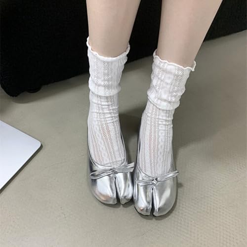 Women Tabi Shoes, Bow Tabi Ballet Flats, Comfortable Split Toe Orthopedic Shoes, Low Heel Slip On Loafers2