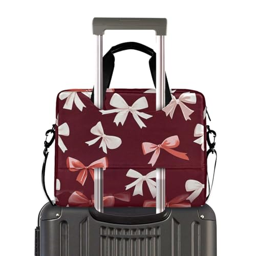 Funda para portátil ALAZA diseño moños rojo blanco 13-15.6" miniatura 4