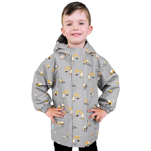 Image of JAN & JUL Waterproof Fleece Lined Rain Jacket, Raincoat for Toddlers and Kids