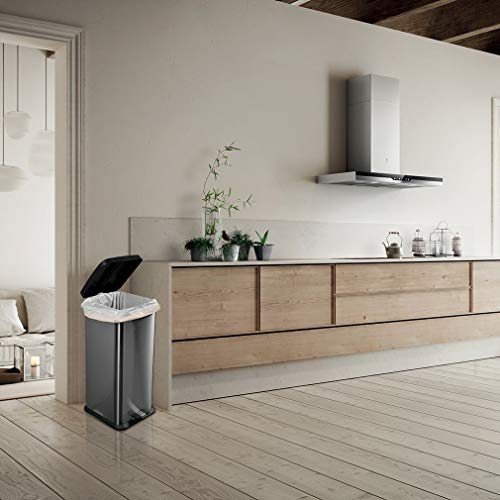 Meidong Trash Bags, Garbage Bags 13 Gallon Large Tall Kitchen Drawstring Strong Bags For Trash Can Garbage Bin, 5 Rolls/115 Counts #TOP6