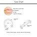 D.Bella 40pcs Clear Nose Retainer, Flexible Acrylic Nose Ring Retainer Bioflex Cartilage Earring Lip Eyebrow Retainer