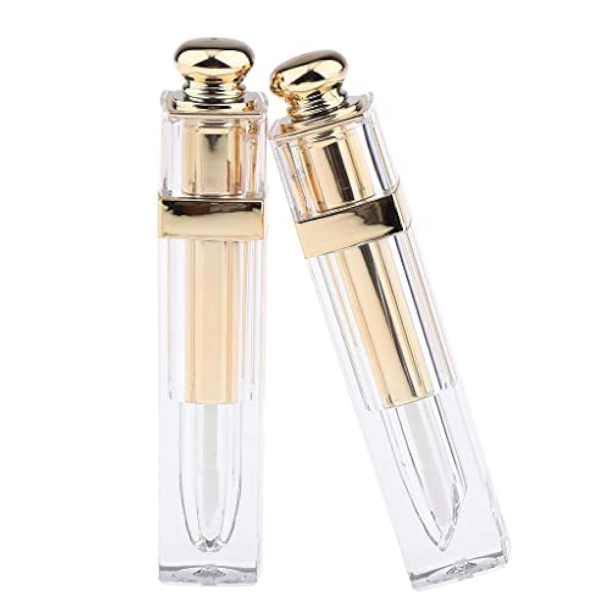 2x2pcs PP Empty Lip Gloss Tubes Lipstick Container