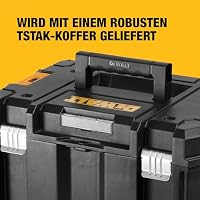 DEWALT 18 Volt Akku-Handkreissäge (760 Watt Abgabeleistung, Sägeblatt-ø: 165 x 20 mm, bis 50° Neigungsverstellung, 24-Zahn HM Sägeblatt, T STAK Box VI, Lieferung ohne Akku & Ladegerät), DCS391NT-XJ – Ansicht 8