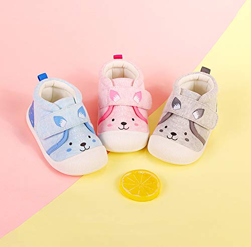Baby Boys Girls Outdoor Cotton Breathable Sneakers Toddler Cartoon Rubber Soft Bottom Non-Slip First Walker Casual Shoes2