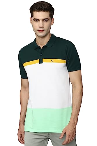Allen Solly Mens Casual T- Shirt_ASKPCURGF966673_M Dark Green