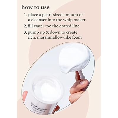 NOONI Marshmallow Whip Maker + Snowflake Whipping Cleanser Bundle