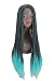 Angelaicos Braids Mixed Blue Black Halloween Ombre Wig for Adult Kids (Kids)