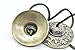 GK&CO 2.5 Inches- Hand Tuned to Om -Dragon Symbols Tingsha Bell Chimes Handmade in Nepal