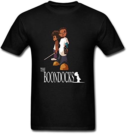 CNTJC Men's The Boondocks Huey Freeman Art T Shirt S