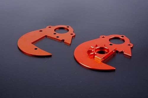 Baja Super Heavy Duty Clutch Bell Spur Gear Plate & Clutch Brace Kit For Hpi Km Rovan Baja 5B 5T 5Sc - (Color: Orange) #TOP5