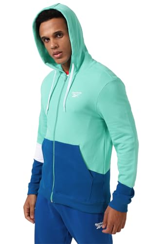 Image of Reebok Men's Cotton Hooded Neck Sweatshirt