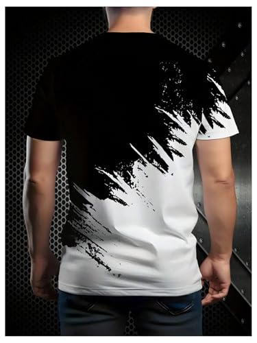 SOLY HUX Men's T Shirts Color Block Graphic Tees Crew Neck Short Sleeve Casual Summer Tops2