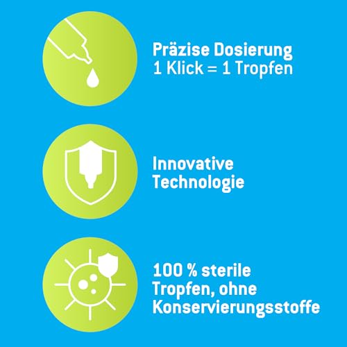 Vizol S 0,21% Fast Relief Augentropfen10 ml lindern sofort und wirksam leichte bis mittelschwere Symptome trockener und gereizter Augen, Ohne Konservierungsmittel