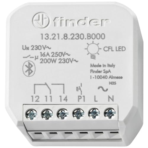 Relais multifonction connecté Finder pour éclairage intelligent de salon