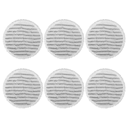 Carkio Lot de 6 tampons de rechange pour balai vapeur Shark S7000AMZ S7001 S6002EU