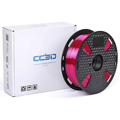 Image of Silk Rose Red PLA Filament 1.75mm 3D Printing Filament 1KG Shiny Pink 3D Printer Material CC3D Silky Metallic Rose Pink PLA Filament Shiny Magenta PLA Filament