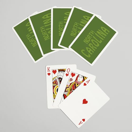 Baraja Póker North Carolina 52 Cartas Papel Estuche miniatura 7