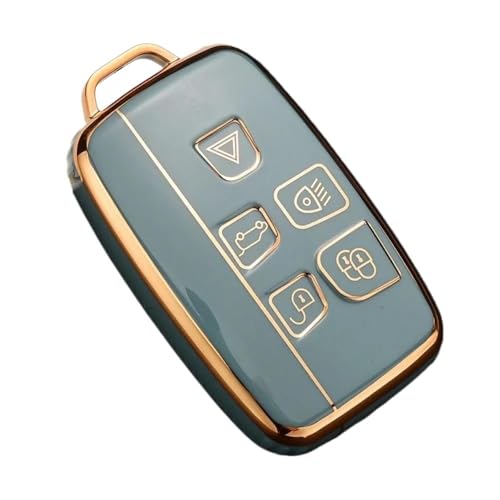 Coque clé Jaguar XE XF XJ en TPU de qualité premium finition gris élégant