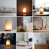 Himalayan White Salt Rock Crystal lamp Natural Shape. Very Rare Salt Crystal Light. Mood Table lamp Home décor Gift (Himalayan White Salt Lamp 2-3KG) from Punjab, Pakistan - Image 4