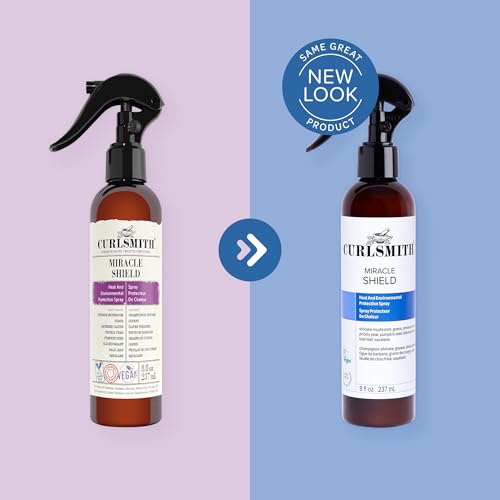 Image of CURLSMITH Miracle Shield - Multi-Protection Spray for Curls, Pollution Shield Hair Mist, For All Curl Types, Vegan & Cruelty Free- 59 ml