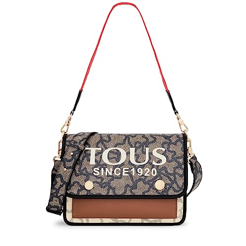Tous Bandolera M. Audree K Icon Multi-Rojo, Bolso Mujer, Mediano