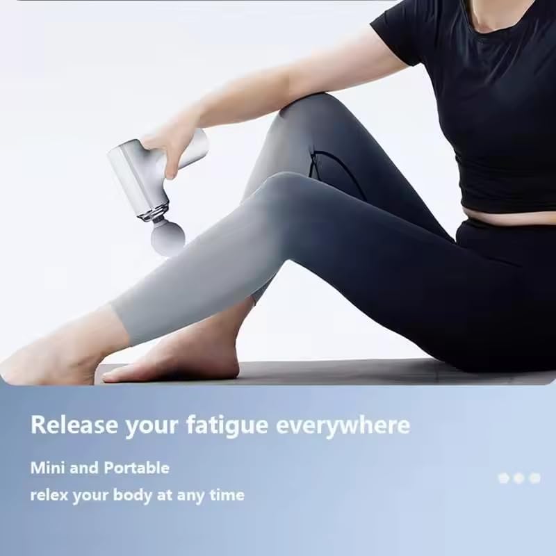 Image of DUNGRANI ENTERPRISE Massage Gun Deep Tissue - Portable 6 Speeds Handheld Muscle Massager With 4 Massage Heads 2400Mah Battery & Type-C Charging, For Muscle Pain Relief Recovery, Multi (Style 2)