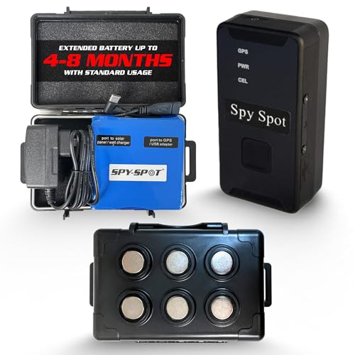 Spy Spot 4G LTE GPS Tracker GL320MG with Weatherproof Magnetic Case & Extended Battery - Real-Time Vehicle & Asset Tracking Device - Smartphone Tracking App - Subscription Required