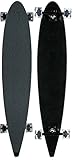 TGM Skateboards Moose Longboard 9 x 47.75 Black Complete 76mm Wheels Black Trucks