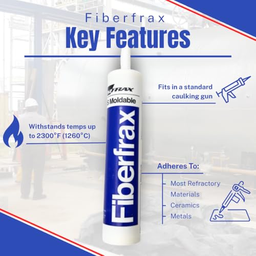 Fiberfrax Refractory Fiber Caulk 11oz miniatura 4