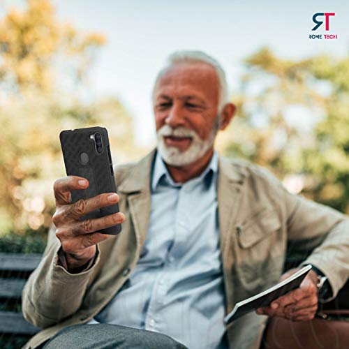 Rome Tech Holster Case With Belt Clip For Samsung Galaxy A11 [Only] Slim Heavy Duty Shockproof Shell Holster Combo - Rugged Phone Cover With Kickstand And Clip Holder For A11 Samsung - Black #TOP7