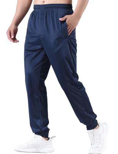 Zoulee Men's Zipper Fly Joggers Athletic Track Pants for Workout and Commute4
