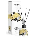 El vibrante aroma a eucalipto para refrescar el ambiente y que te tomes un momento para respirar; la refrescante naranja para revitalizarse y coger energía para poder seguir; el suave sándalo para calmarte y dedicarte tiempo a ti y el dulce aroma a vainilla para que cada día te enamores un poco más de ti.