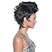 ISIS Red Carpet Synthetic Hair Wig Queen-B QB02 Kim Mohawk (SH1B/BLUEBLACK)