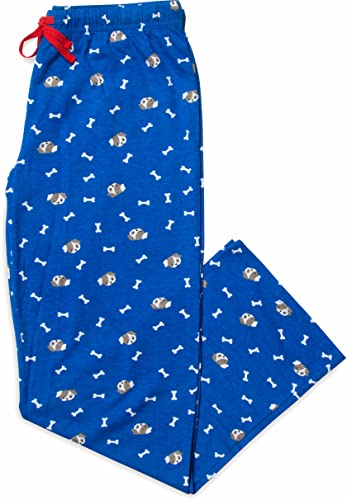 Pavilion Gift Company Puppy-L Unisex Lounge Pants, Blue3