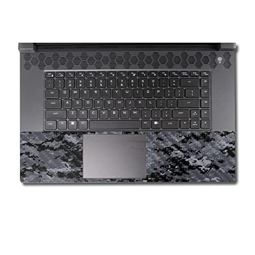 Image of MightySkins Carbon Fiber Skin Compatible with Alienware M17 R5 (2022) Full Wrap Kit - Digital Camo | Protective, Durable Textured Carbon Fiber Finish | Easy to Apply & Change Styles | Made in The USA