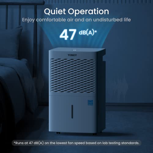 Tosot 50 Pint With Internal Pump 4,500 Sq Ft Dehumidifier Energy Star - For Home, Basement, Bedroom Or Bathroom - Super Quiet (Previous 70 Pint) #TOP4