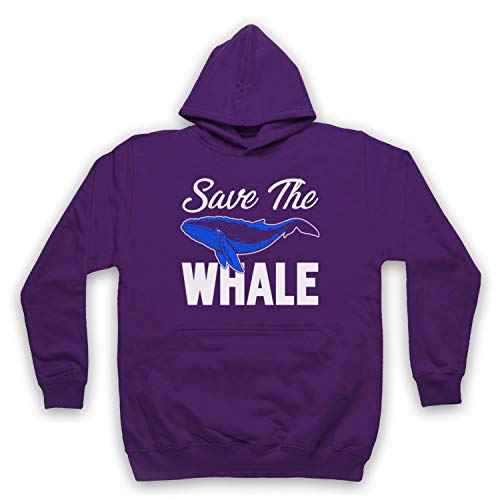 Sweat a capuche ecologique et confortable contre la cruaute envers les baleines