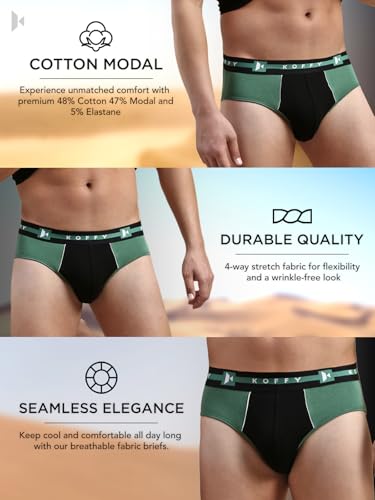 Image of KOFFY Pliable Cotton Modal Brief