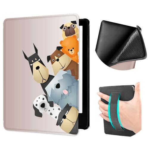 nhXgbvt2024 7C`Kindle PaperwhitepP[X - PUU[TPU\tgobNJo[ I[gX[v/EFCNt Kindle Paperwhite 12(Dog Family)p