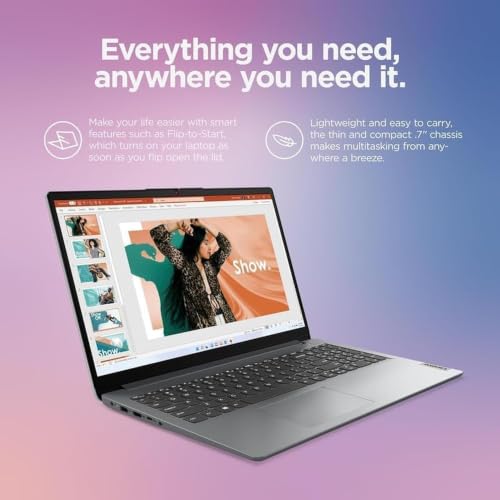Image of Lenovo IdeaPad Slim 3, 15.6 Inch FHD Laptop | Backlit Keyboard | AMD Ryzen 5 5625U, 6-Core Processor, Up to 4.3GHz | 16GB RAM, 2TB SSD | Windows 11 | WiFi-6 | Lightweight and Ultra-Slim