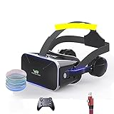 Le placement de téléphone portable est plus sûr: placez le téléphone dans la boîte et clampez-le avant utilisation, et ne vous inquiétez pas de tomber à mi-chemin du jeu. Accueil Théâtre d'écran géant privé, jeux immersifs et passionnants qui vous attendent. Voyagez dans le monde entier sans sortir et regarder le match de football dans la scène panoramique. Cet équipement léger est équipé d'évents sur le patin de face doux pour vous donner plus de tranquillité d'esprit lorsque vous le porterez.