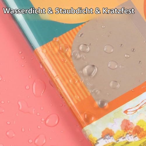 EULANT Verbesserte Buchumschläge für 26.5x19.5cm Standardschulbücher, 10x Transparent Schulbücher Umschläge, Slip-on Schulbuchumschläge… – Ansicht 3