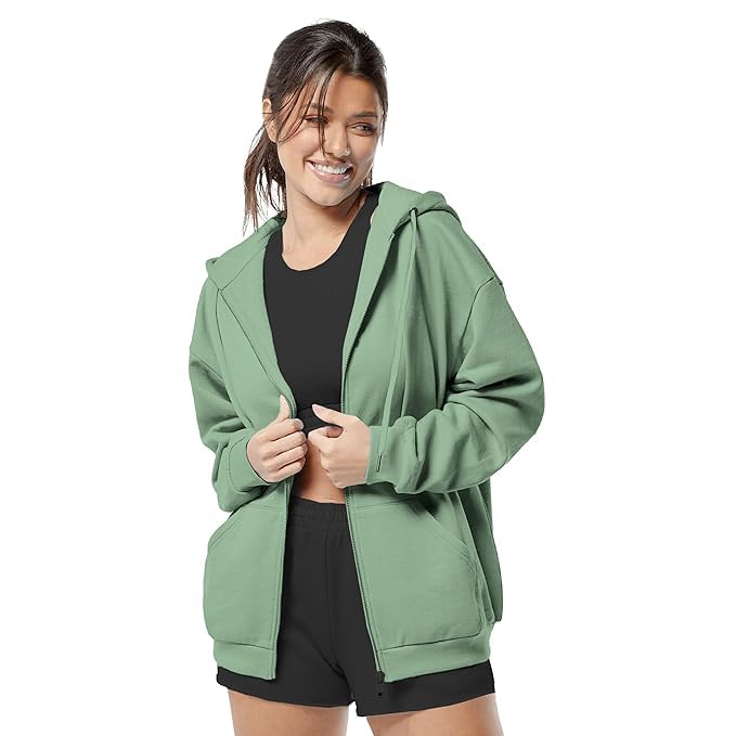 Image of FUNKY MONKEY - Women's Cute Hoodies Teen Girl Winter Jacket Sweatshirts Casual Drawstring Clothes Zip Up Hoodie with Pocket