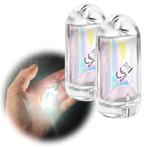 DOKeep USB Mini LED Lanterns, 2 Pack Waterproof EDC Keychain