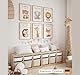 LAVEMA Affirmationsposter Kinder | Bilder Kinderzimmer DIN A4 (21x30cm) Poster Set | Wanddeko Babyzimmer Deko | Affirmationsbilder | Wandposter Junge | Tierbilder | Wandbilder Tiere