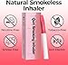 Quit Smoking Inhaler for Smokers - Natural, Nicotine-Free & Portable, Non-Electric Craving Relief for Travel, Work and Anytime (2PCS Watermelon)